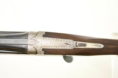 1955 SABATTI 12 GAUGE LEVER-COCKING OU - ONE-OF-A-KIND ITALIAN ARTISAN SHOTGUN / C&R ELIGIBLE - Image 5 of 16