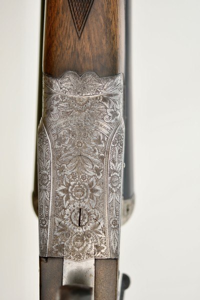 AYA MODEL 53E – 20 GAUGE – ALL OPTION GUN – HAND DETACHABLE SIDELOCKS – SIDECLIPS – THIRD FASTENER - Image 3 of 23