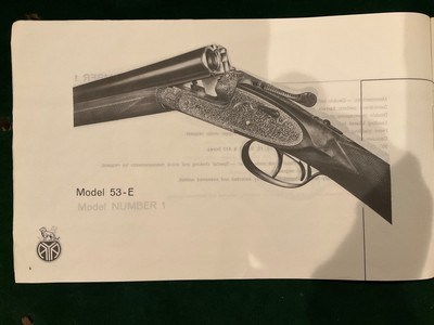 AYA MODEL 53E – 20 GAUGE – ALL OPTION GUN – HAND DETACHABLE SIDELOCKS – SIDECLIPS – THIRD FASTENER - Image 22 of 23