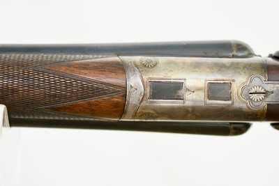 AUSTRIAN LIGHTWEIGHT HAMMER SHOTGUN - ROUND ACTION - KRUPP FLUID STEEL BARRELS - Image 8 of 16