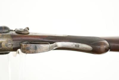 AUSTRIAN LIGHTWEIGHT HAMMER SHOTGUN - ROUND ACTION - KRUPP FLUID STEEL BARRELS - Image 7 of 16