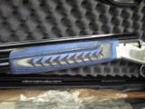 FNH SC 1 over under sporting clays gun with blue laminate stock - 7 of 12