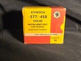 Kynoch 577-450 Martini Henry ammo - 1 of 5