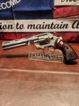 2020 Colt Python 6" .357 Fully Engraved AAA Coverage.