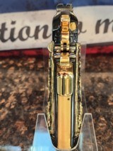 Colt 0911-C .38 SUPER OMG STUNNING GOLD INLAY ENGRAVED BLACK NICKEL - 7 of 15