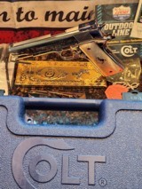 Unbelievable Mirrored Nickel& Rose Gold Super Polished Colt 1911 .45 ACP National Match, Gold Cup.
70 - 16 of 16