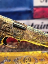 FULL 24K GOLD PLATE FULL HAND ENGRAVED COLT 1911 .45 ACP
SERIES 70 N.M..... WHAT?!? - 8 of 15