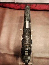 Dinosaur Meteriorite Blued Fully (AAA) Engraved Colt 1911 .38 Super Government Model National Match - 6 of 12