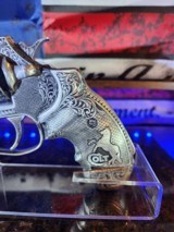 Real One Of A Kind Fully Engraved Colt King Cobra 3" 357 Magnum Stainless - 14 of 14