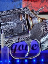 Real One Of A Kind Fully Engraved Colt King Cobra 3" 357 Magnum Stainless - 13 of 14