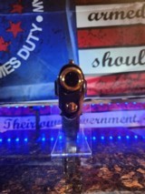 One of kind Beretta .40 S&W 24k Gold small parts and barrel, engraved barrel with black nickel polished finish. - 8 of 14