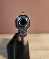Colt .38 Super. Stunning fully engraved, 24k rose gold with nickel small parts and silver grips. - 6 of 15