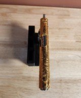 Colt .38 Super fully engraved 24k yellow gold with nickel small parts. Amazing!!! - 10 of 15