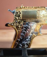 Colt .38 Super fully engraved 24k yellow gold with nickel small parts. Amazing!!! - 8 of 15
