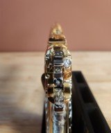 Colt .38 Super fully engraved 24k yellow gold with nickel small parts. Amazing!!! - 4 of 15