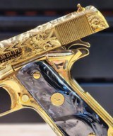 Colt Golden King. Colt .38 Super Series 70 Fine Art - 15 of 15