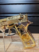 Stylish One Of A Kind Barretta 24K Gold Versace Themed 92 FS - 2 of 14