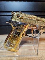 Stylish One Of A Kind Barretta 24K Gold Versace Themed 92 FS - 10 of 14