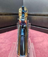 Amazing Colt 1911 .38 Super Hand Engraved 24k Gold Plated With Blue Nitrate Small Parts. - 10 of 13