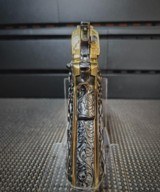 Colt .38 SUPER 1911FULLY ENGRAVED 24K GOLD/BLACK NICKEL CUSTOM GRIPS. - 10 of 15