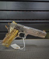 Amazing Auto Ordinance ( Seattle Engraving) 1911A .45 ACP 24K Gold and White Chrome - 10 of 20