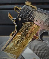 Amazing Auto Ordinance ( Seattle Engraving) 1911A .45 ACP 24K Gold and White Chrome - 9 of 20