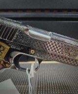 Amazing Auto Ordinance ( Seattle Engraving) 1911A .45 ACP 24K Gold and White Chrome - 8 of 20