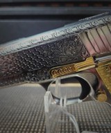Amazing Auto Ordinance ( Seattle Engraving) 1911A .45 ACP 24K Gold and White Chrome - 16 of 20