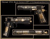 Auto Ordinance TRUMP FIGHT FIGHT FIGHT 2024 MAGA .45 ACP 1911 24kGOLD Engraved - 3 of 4