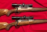 DAVID MILLER CO. matched consecutive pair WINCHESTER pre-64 MODEL 70 - 2 of 19