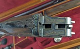 Dan L. Fraser 375 H&H Magnum Sidelock Double Rifle Engraved QD Zeiss Scope + Case Scotland - 14 of 20