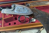 Dan L. Fraser 375 H&H Magnum Sidelock Double Rifle Engraved QD Zeiss Scope + Case Scotland - 7 of 20