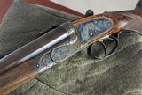 Dan L. Fraser 375 H&H Magnum Sidelock Double Rifle Engraved QD Zeiss Scope + Case Scotland - 9 of 20