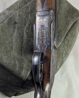 Dan L. Fraser 375 H&H Magnum Sidelock Double Rifle Engraved QD Zeiss Scope + Case Scotland - 11 of 20