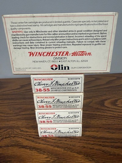 Winchester 38-55 255gr SP 5 boxes/ 100rds W38550FW - Image 7 of 7