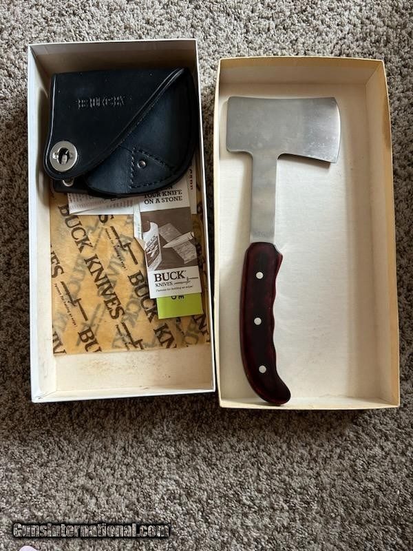 Buck Hatchet in Box