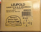 Leupold Vari-X III 6.5-20 x 50 mm scope in box! - 2 of 6