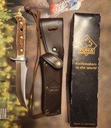 Puma Skinner German Hunting Knife with Leather Sheath Brand New In Box - 2 of 10