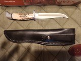 Buck 105 Stag Handle Knife with Sheath andBox - 5 of 7