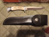 Buck 105 Stag Handle Knife with Sheath andBox - 3 of 7