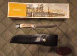 Buck 105 Stag Handle Knife with Sheath andBox