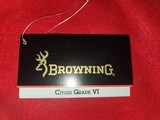 ABSOLUTELY STUNNING! BROWNINGCITORI GRADE VI FIELD UNFIRED NIB 12 GA 28