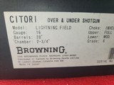 HOLY GRAIL! BNIB Uncataloged Browning Citori Grade VI 16 Ga 28