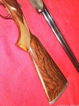 GORGEOUS! BNIC Rizzini 28 Gauge 28 Inch Engraved Model BR110 Cased Extraordinary Turkish Walnut Stock - 5 of 11