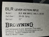 RARE! NIB Browning BLR White Gold Medallion AAA Maple 2020 Shot Show 30.06 - 19 of 20