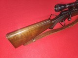 NICE! 1951 Winchester Model 43 Deluxe 218 Bee Factory Drilled Receiver Period Correct Weaver Scope - 3 of 16