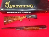 SPECTACULAR! 1990 NIB Browning Model 12 Grade V 28 Gauge Exceptional Wood Orig Box Citori Superposed - Image 2 of 17