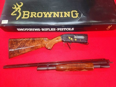 SPECTACULAR! 1990 NIB Browning Model 12 Grade V 28 Gauge Exceptional Wood Orig Box Citori Superposed - Image 2 of 17