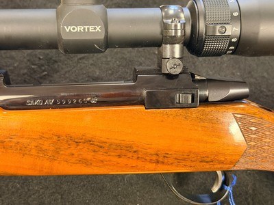 Sako model AV Finnbear deluxe in 338 win mag - Image 8 of 12