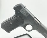 1921 Colt Model M1908 Pocket Hammerless .380 ACP original box/paperwork/ammo box/28 Peters rounds - 10 of 20